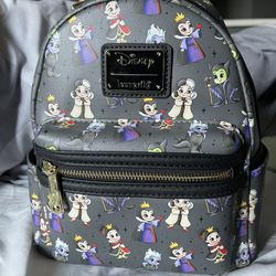 Young Villains Loungefly Mini Backpack 