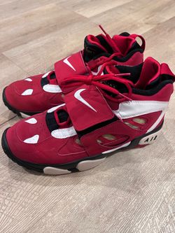 Nike Air Diamond Turf 2 Red Black Men’s Size 9.5 USED