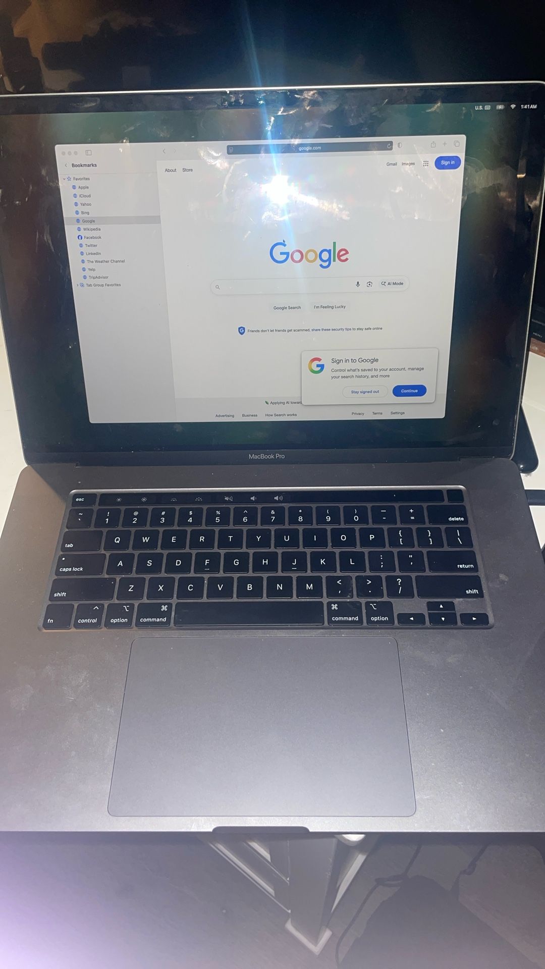 Like New 16inch 2019 MacBook Pro For Sale 