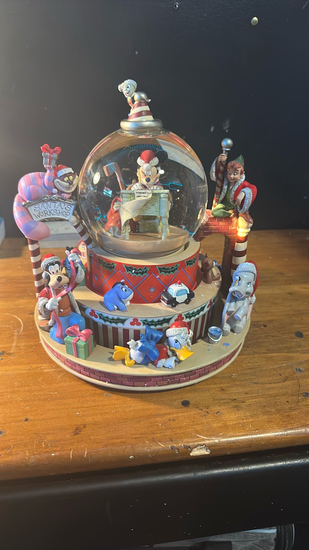 Disney Mickey Santa’s Workshop Snow Globe