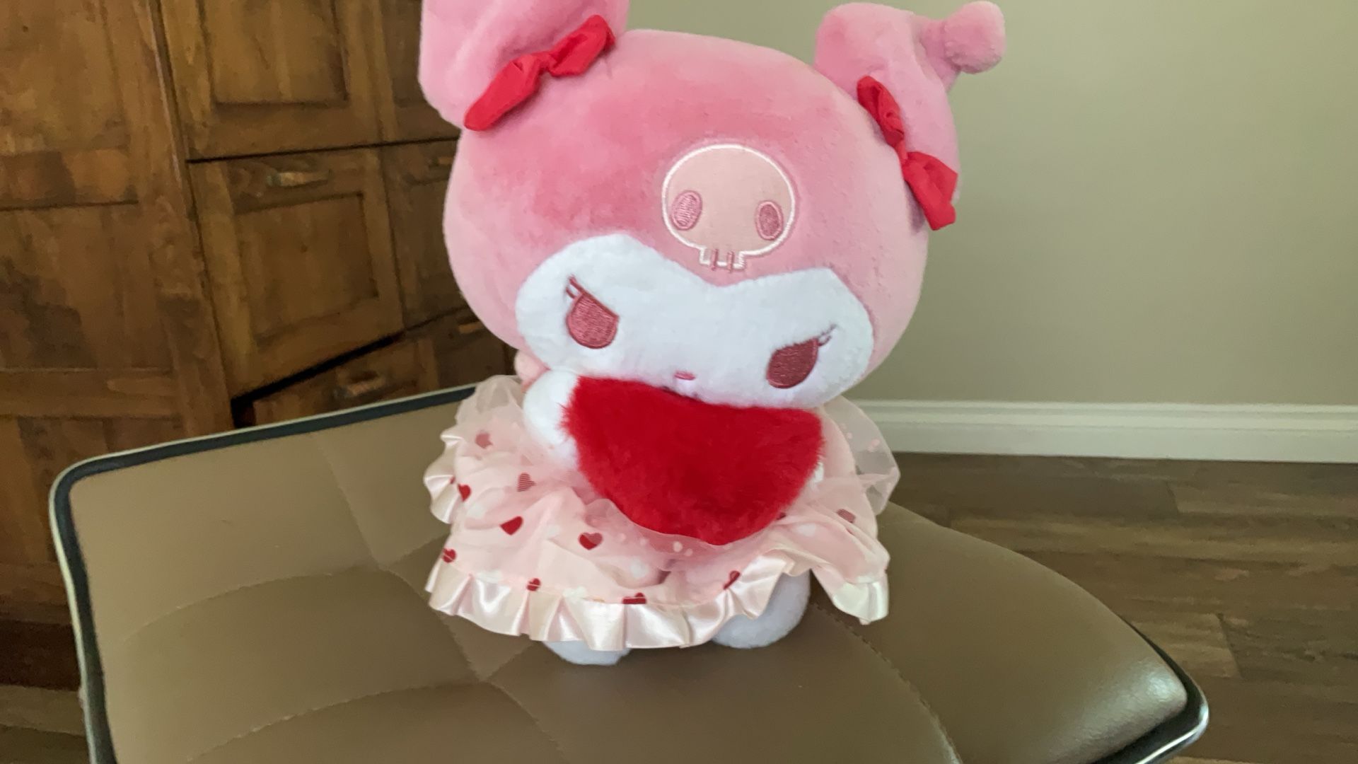 kuromi valentines day plushie
