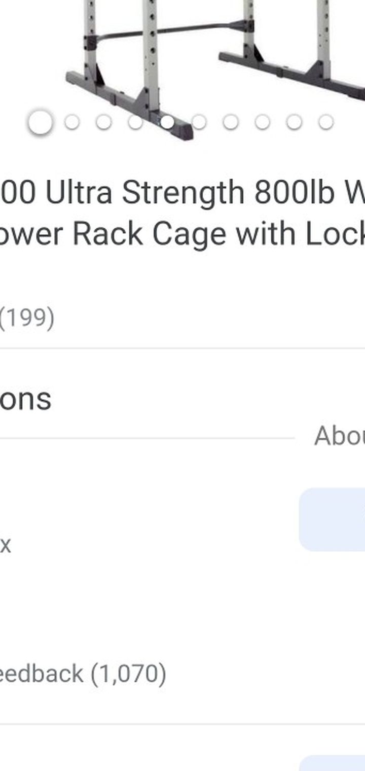 Progear 1600ultra Strength 800lb Rack Cage