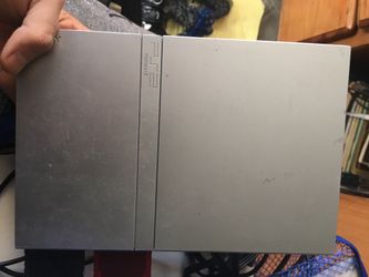 PS2 Slim Silver with games 5 controllers and Memory Cards