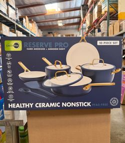 The Original GreenPan Reserve Pro Hard Anodized + Armored Body 10 Piece Cookware Set Brand New In Box