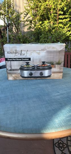DUAL POT SLOW COOKER NEW IN BOX !!