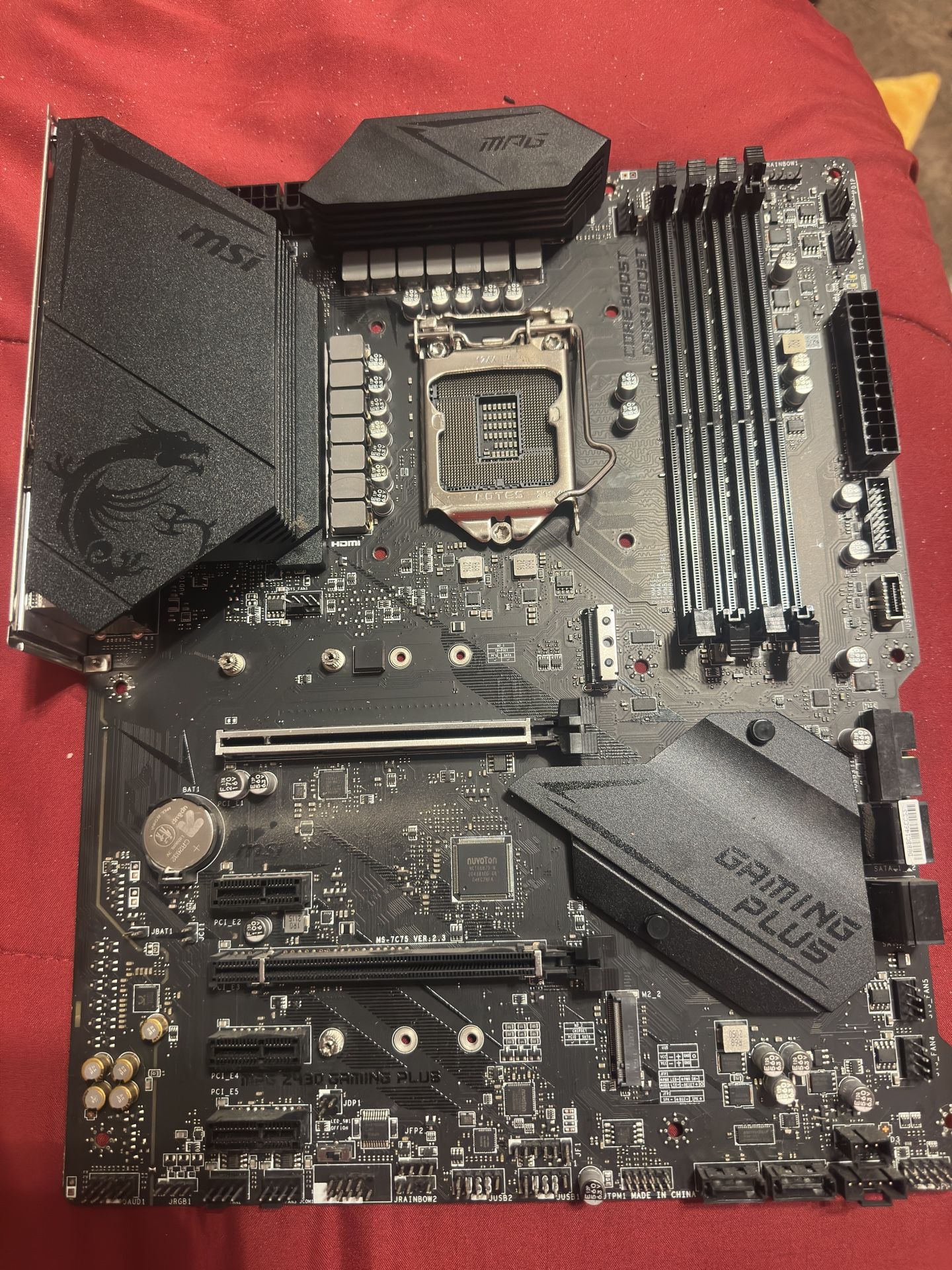 MSI MPG Z490 Gaming Plus Motherboard