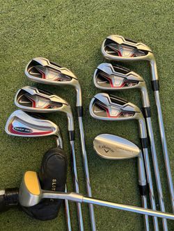 Complete man’s golf club (Callaway driver and wood,Nike irons and putter,golf bag included