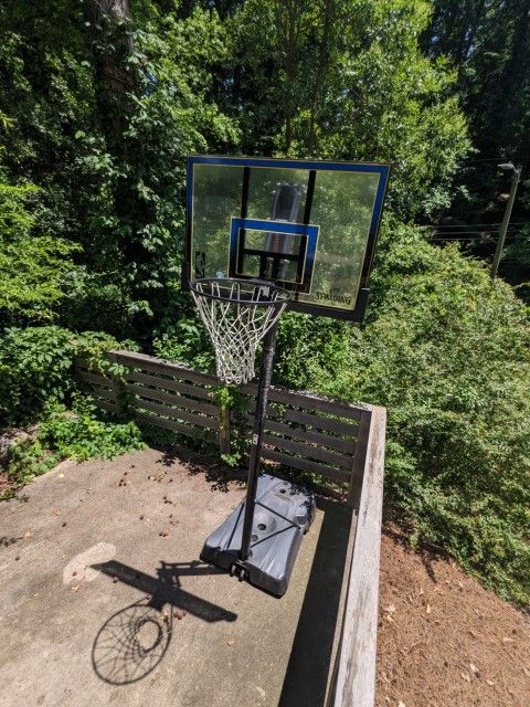 54 in Spalding Basketball Hoop