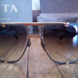 Dita Mach Five Limited Edition Gold Titanium Authentic Designer Sunglasses