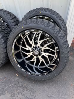 NEW 22x12 tis wheels wrapped in 33x12.50r22 RBP tires