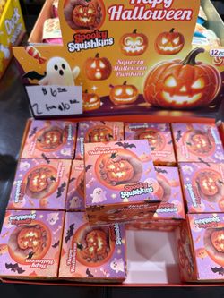 Spooky Squishkins Halloween Pumpkin Squeeze Toy