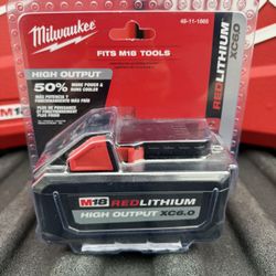 Milwaukee M18 REDLITHIUM HIGH OUTPUT XC6.0 Battery – Nueva