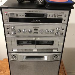 Karaoke Machine w/ Microphone & CD Player