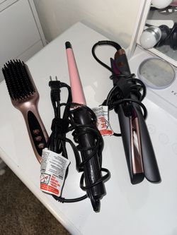 Curling Iron Heat Styler, Hair Straightener iron heat