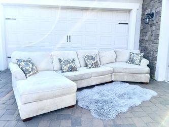 Beige Sectional  sofa 