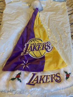 Lakers Santa Hat
