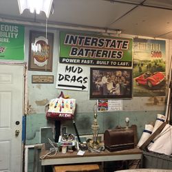 Porcelain And Glass Beer Sighns