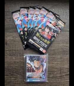 One piece OP09 JAPANESSES BOOSTER PACK + PROXY card !!!READ DESCRIPTION!!!!