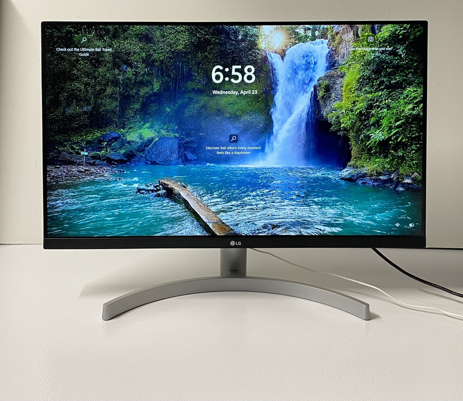 LG 27” Full HD IPS Monitor