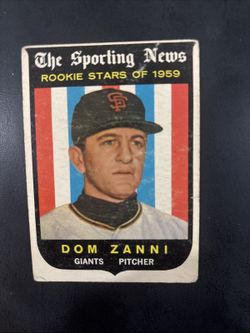 1959 Topps - Sporting News Rookie Stars Dom Zanni #145 (RC)