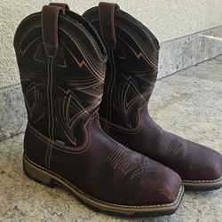 Irish Setter
Marshall
Style 83938 Men's size 11.5 Wide (EE), 11-inch Waterproof Leather Safety Toe Pull-On Boot