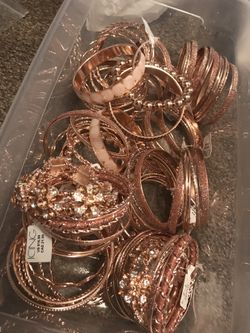 Rose Gold Bracelet sets .
