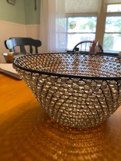 Beaded fruit bowl from the 50s