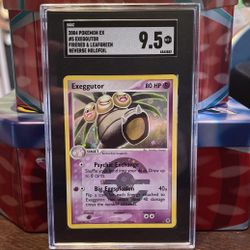 2004 Pokemon EX # 5 Exeggutor SGC 9.5
