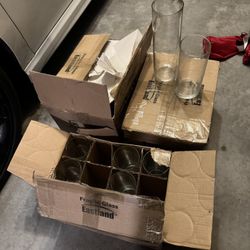 Glass Cylinders And Pillar Candles