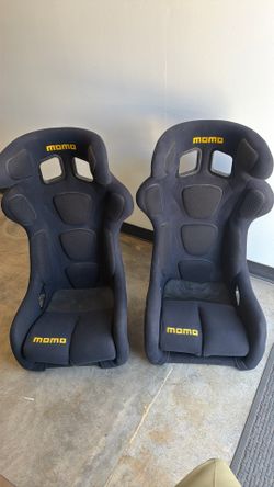Momo Daytona Safari Racing Seats Pair Carbon/Kevlar FIA Bucket Seats