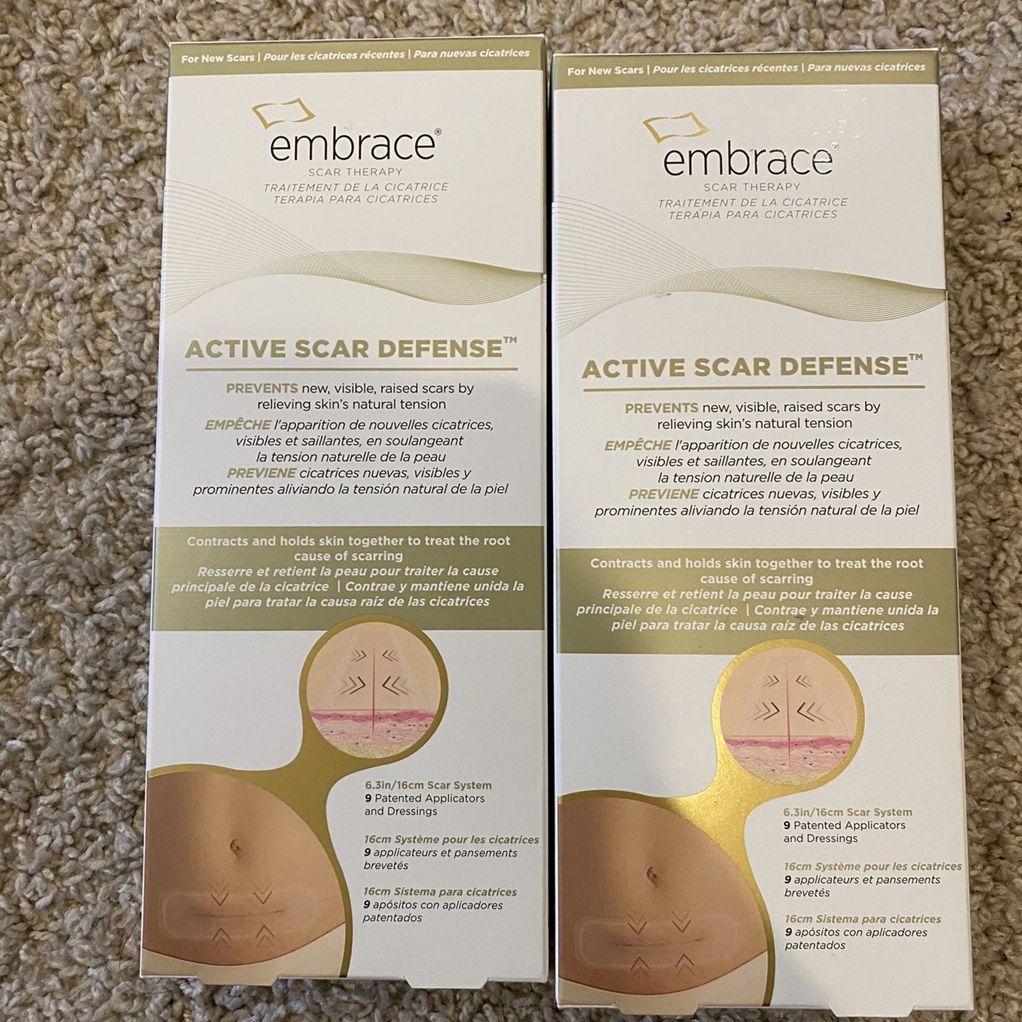 Embrace Scar 2 Unopened Boxes 