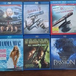 10 Blue-Ray Movies for $50.00
