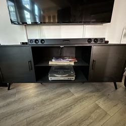 Black entertainment center