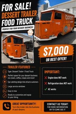 Dessert Trailer / Food Truck
