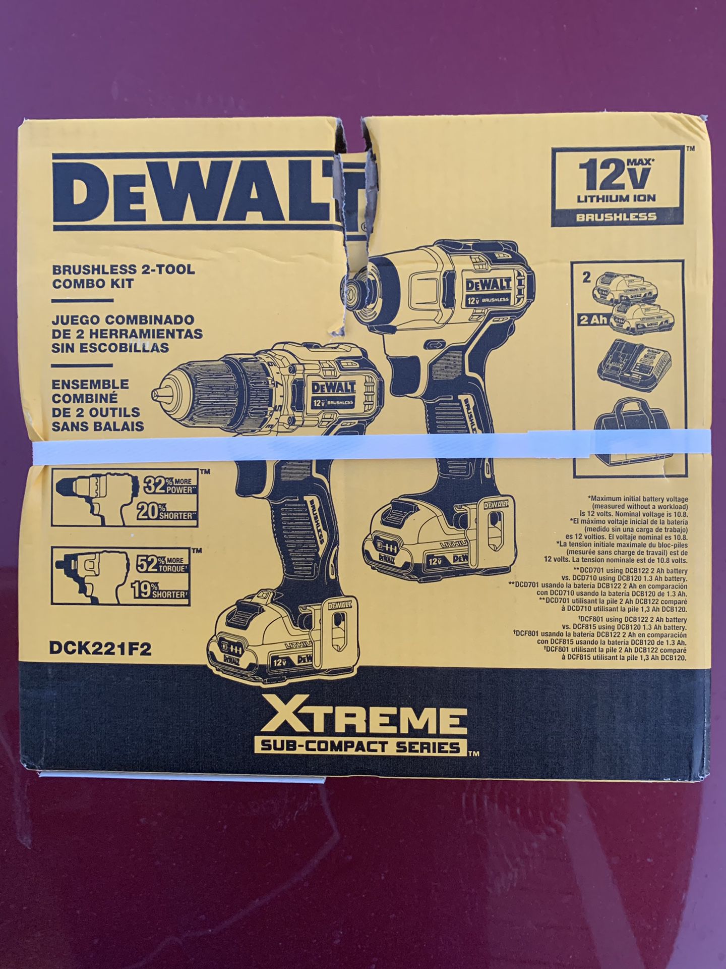 DEWALT 2-Tool 12-volt Max Brushless Power Tool Combo Kit