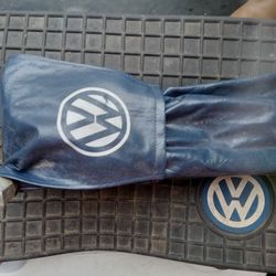 Rare Vw Roadside Tool Kit And Mat