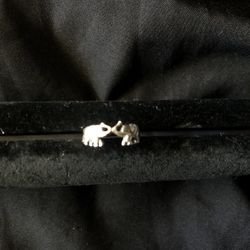 925 Silver Elephant Ring