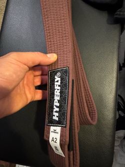 Hyperfly bjj brown belt size a2