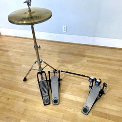 PDP Concept Double Drum Pedal Pdp 2 Leg Hihat Power beat 14” Cymbals $235 Cash In Newport Beach 92663 Next To Hoag Sunday  Only