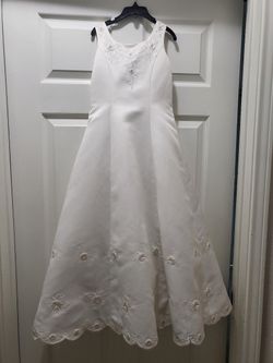 White Girls Dress Sz 7