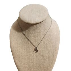 Silver Toned Unicorn Pendant Necklace