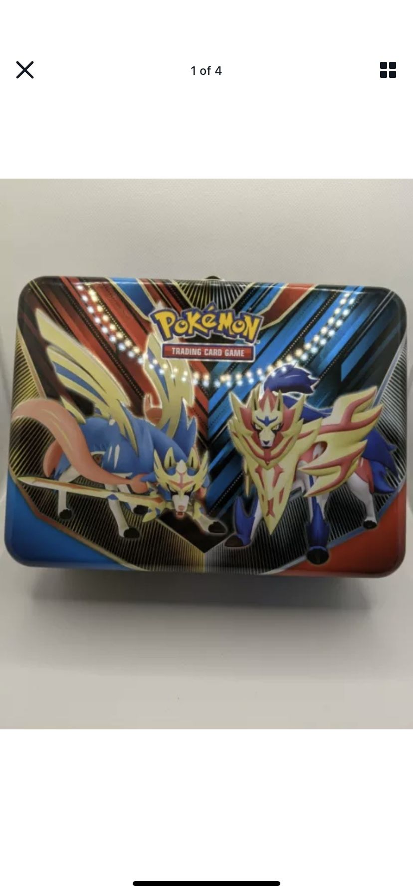 Pokémon Sealed Lunch Box Tin
