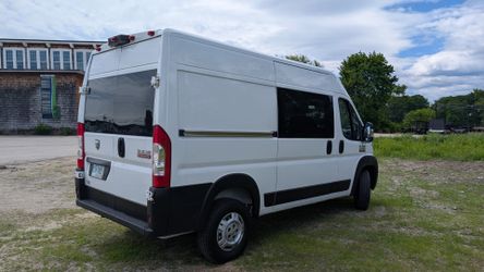 White 2021 Ram Van