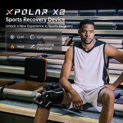 Knee Massager for Pain Relief – Cold and Hot Therapy & Compression for Pain and Inflammation Relief – Rechargeable & Wireless Knee Recovery Device