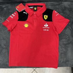 Ferrari Team Polo Kids F1 New Original 