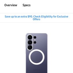 New
Galaxy S26 Ultra Clear Magnet Case, Transparent