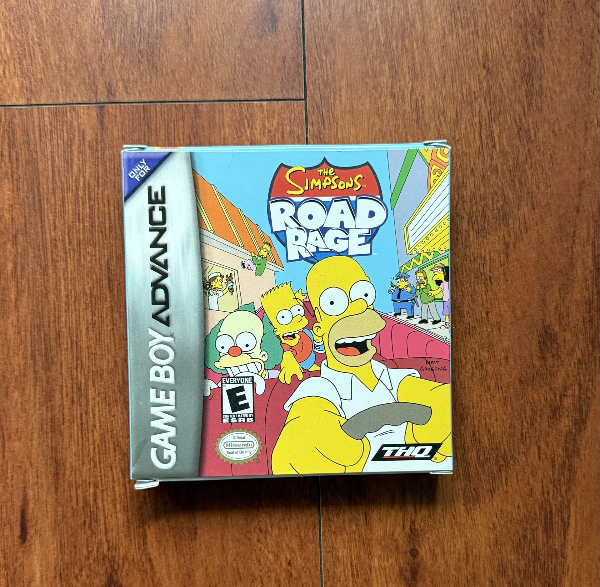 Nintendo THE SIMPSONS ROAD RAGE Complete GBA Gameboy Advance Game