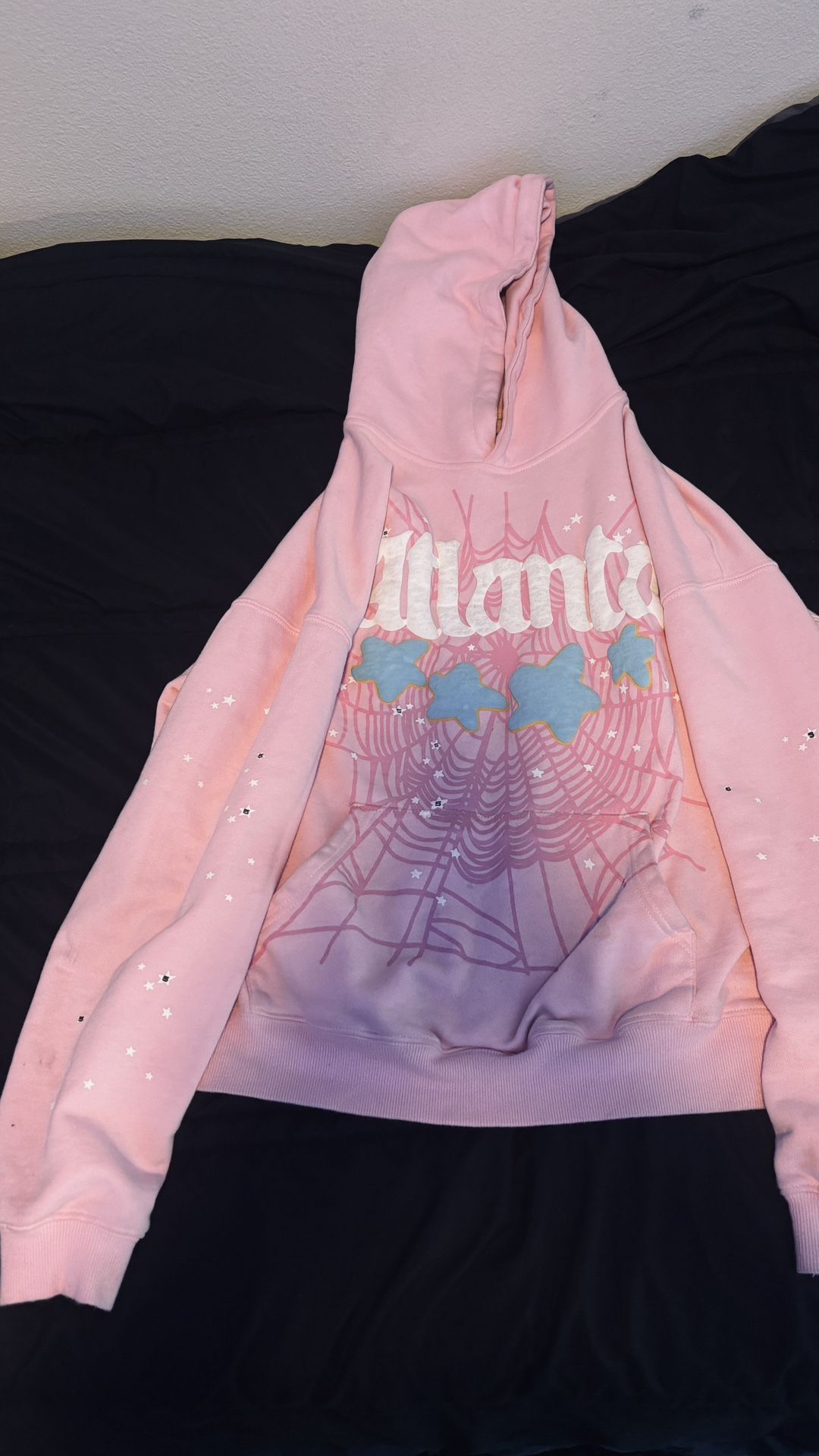 Pink Atlanta Sp5der Hoodie