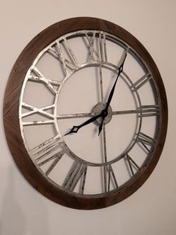 3ft rustic wall clock