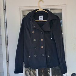 Miss Selfie Black Peacoat Hoodie- Size Small